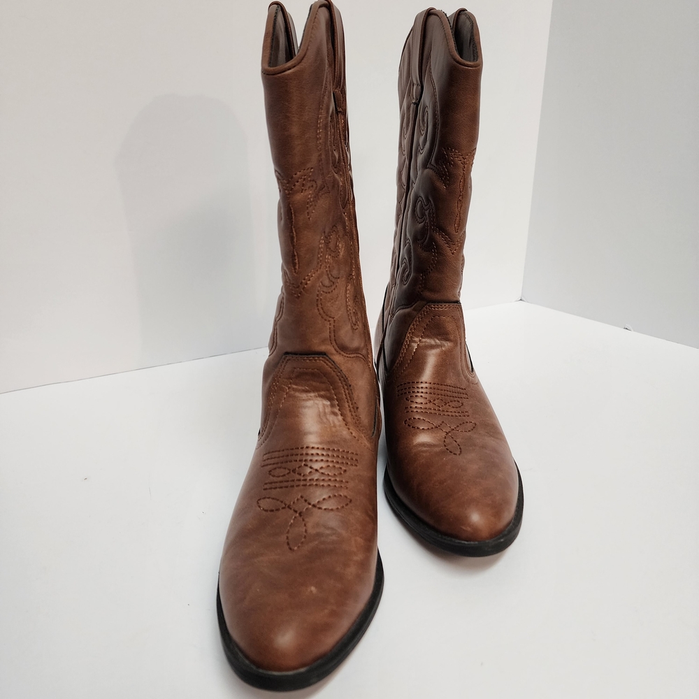 Tucker + Tate Brown Western Cowgirl Boots Size 4M - Picture 2 of 8